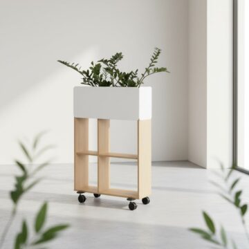 Lillekast AURA riiuliga